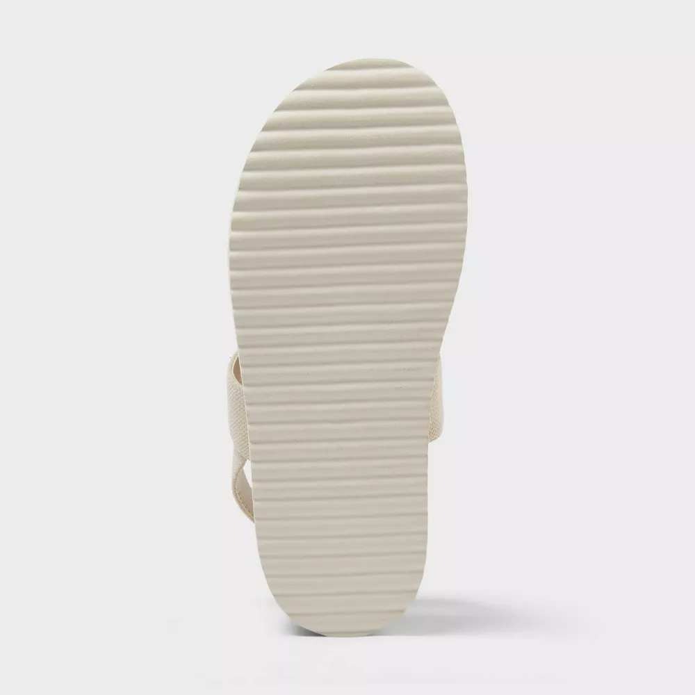 Women's Sandals by Wild Fable Elliot Off White Size 10 New With Tags - Picture 2 of 5